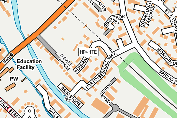 HP4 1TE map - OS OpenMap – Local (Ordnance Survey)