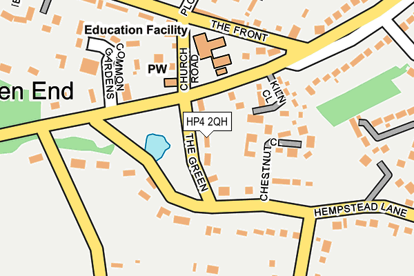 HP4 2QH map - OS OpenMap – Local (Ordnance Survey)