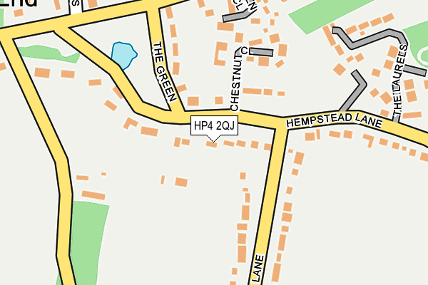 HP4 2QJ map - OS OpenMap – Local (Ordnance Survey)