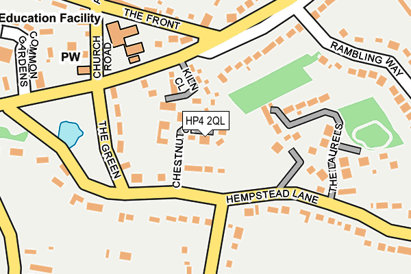 HP4 2QL map - OS OpenMap – Local (Ordnance Survey)