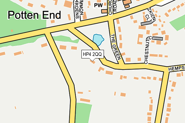 HP4 2QQ map - OS OpenMap – Local (Ordnance Survey)