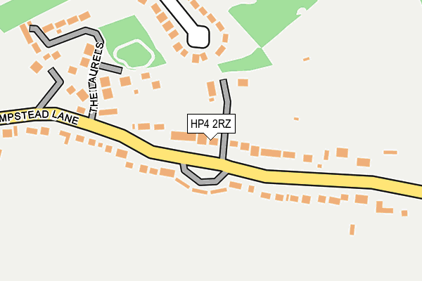 HP4 2RZ map - OS OpenMap – Local (Ordnance Survey)