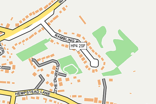 HP4 2SF map - OS OpenMap – Local (Ordnance Survey)