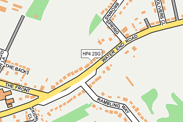 HP4 2SG map - OS OpenMap – Local (Ordnance Survey)