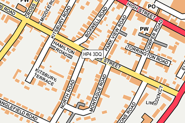 HP4 3DQ map - OS OpenMap – Local (Ordnance Survey)
