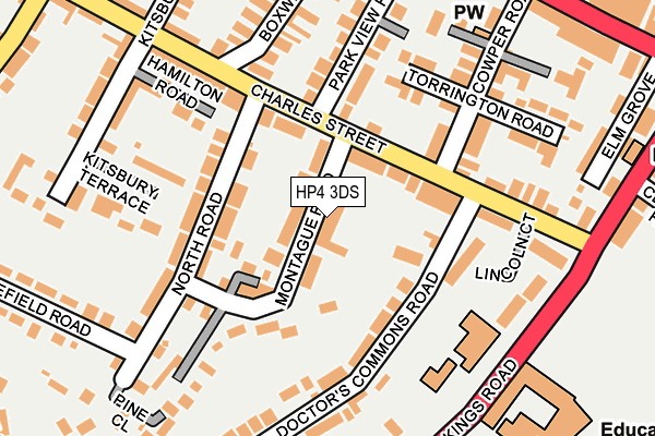 HP4 3DS map - OS OpenMap – Local (Ordnance Survey)