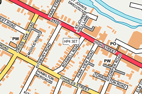 HP4 3ET map - OS OpenMap – Local (Ordnance Survey)