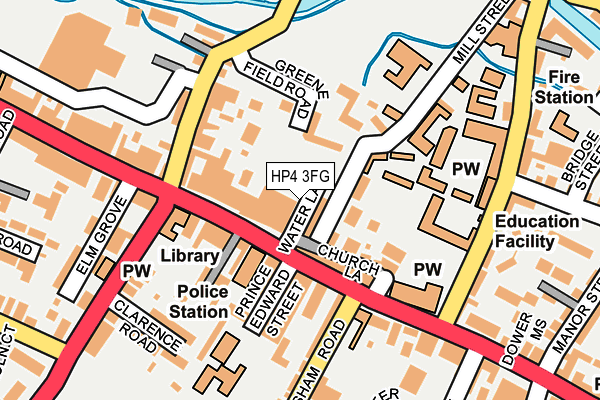 HP4 3FG map - OS OpenMap – Local (Ordnance Survey)