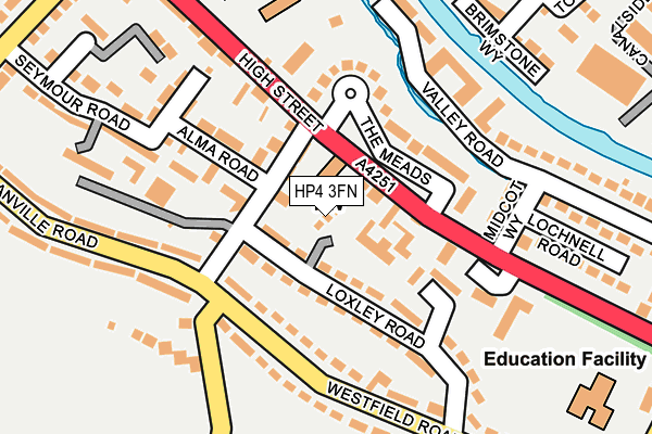 HP4 3FN map - OS OpenMap – Local (Ordnance Survey)