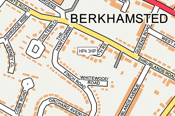 HP4 3HP map - OS OpenMap – Local (Ordnance Survey)