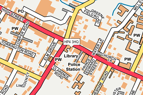 HP4 3HQ map - OS OpenMap – Local (Ordnance Survey)