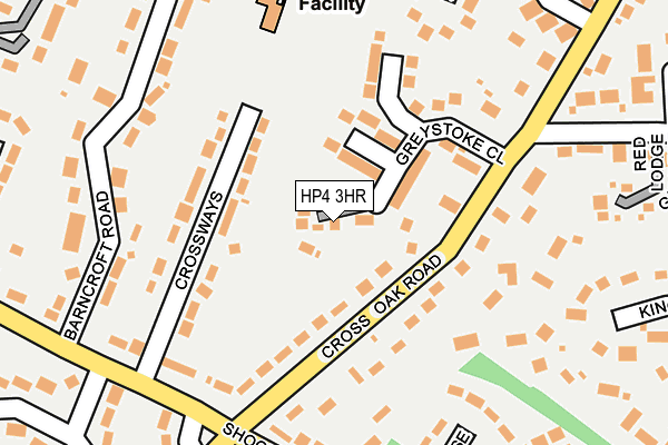 HP4 3HR map - OS OpenMap – Local (Ordnance Survey)