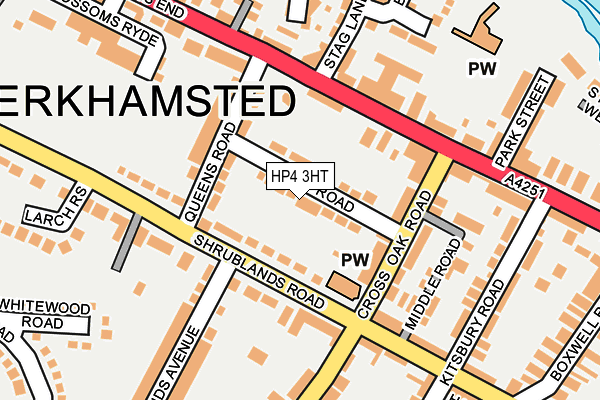 HP4 3HT map - OS OpenMap – Local (Ordnance Survey)