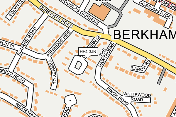 HP4 3JR map - OS OpenMap – Local (Ordnance Survey)