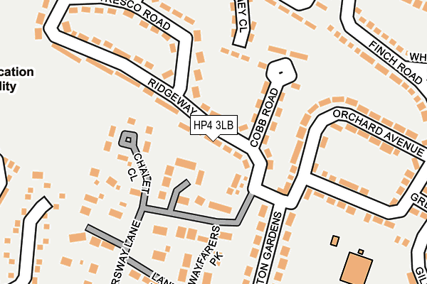 HP4 3LB map - OS OpenMap – Local (Ordnance Survey)