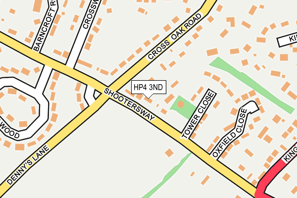 HP4 3ND map - OS OpenMap – Local (Ordnance Survey)