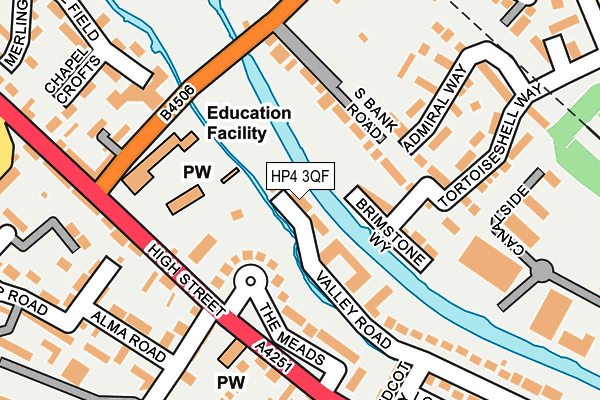 HP4 3QF map - OS OpenMap – Local (Ordnance Survey)