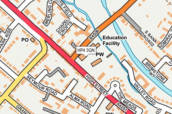 HP4 3QN map - OS OpenMap – Local (Ordnance Survey)