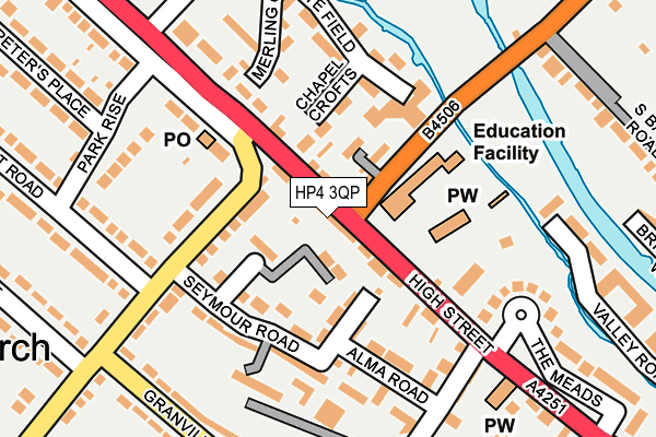 HP4 3QP map - OS OpenMap – Local (Ordnance Survey)