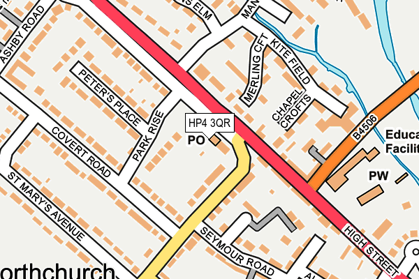 HP4 3QR map - OS OpenMap – Local (Ordnance Survey)