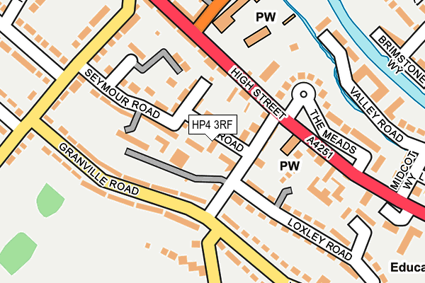 HP4 3RF map - OS OpenMap – Local (Ordnance Survey)