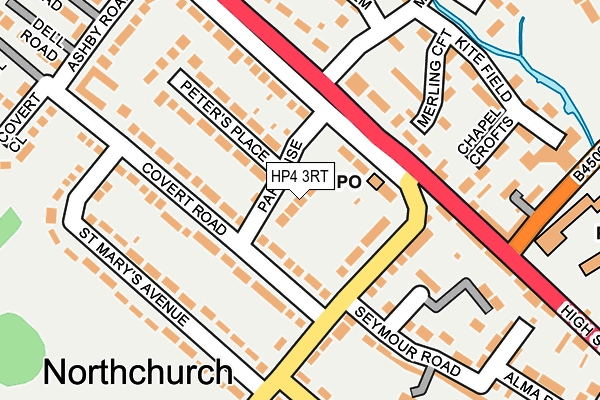 HP4 3RT map - OS OpenMap – Local (Ordnance Survey)