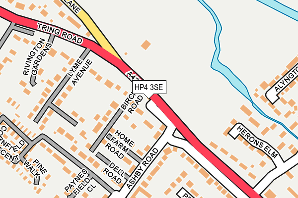 HP4 3SE map - OS OpenMap – Local (Ordnance Survey)