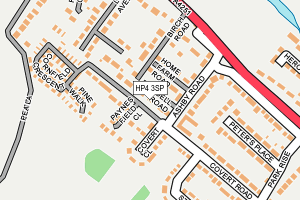 HP4 3SP map - OS OpenMap – Local (Ordnance Survey)