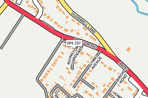 HP4 3SY map - OS OpenMap – Local (Ordnance Survey)