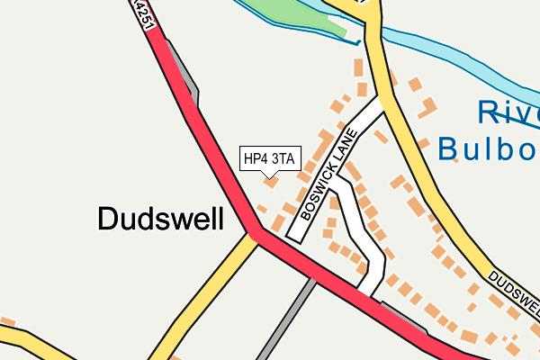 HP4 3TA map - OS OpenMap – Local (Ordnance Survey)