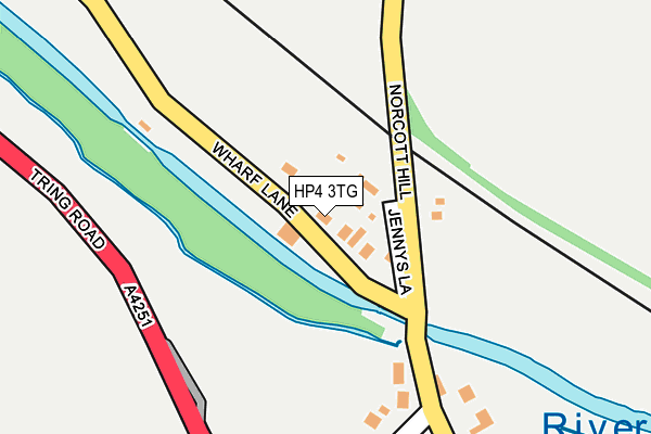 HP4 3TG map - OS OpenMap – Local (Ordnance Survey)