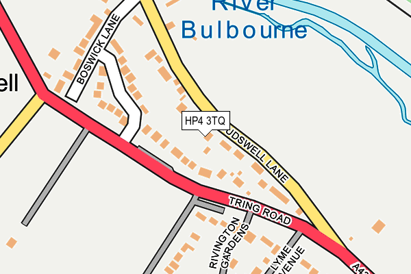 HP4 3TQ map - OS OpenMap – Local (Ordnance Survey)