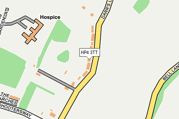 HP4 3TT map - OS OpenMap – Local (Ordnance Survey)