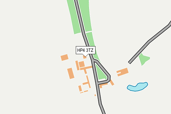 HP4 3TZ map - OS OpenMap – Local (Ordnance Survey)