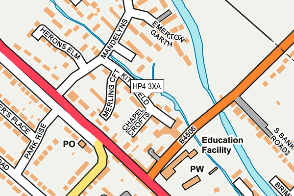 HP4 3XA map - OS OpenMap – Local (Ordnance Survey)