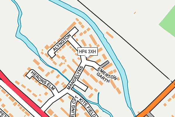 Map of HOLLYFIELD HOUSE LIMITED at local scale