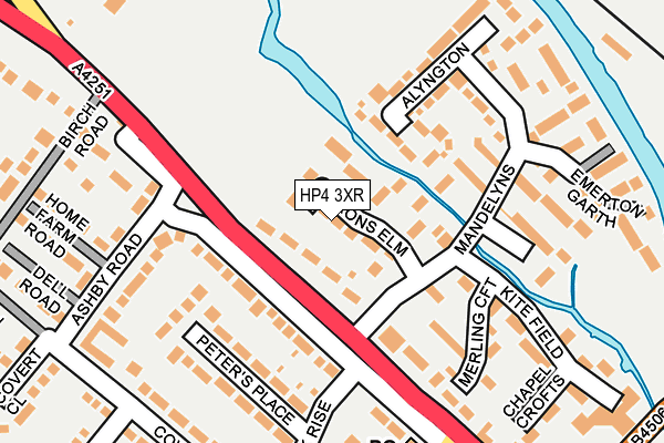 HP4 3XR map - OS OpenMap – Local (Ordnance Survey)