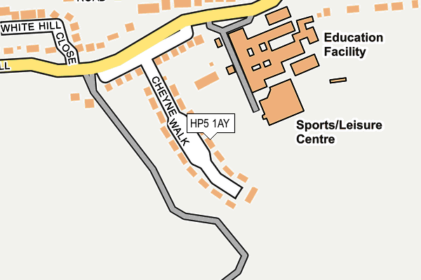 HP5 1AY map - OS OpenMap – Local (Ordnance Survey)