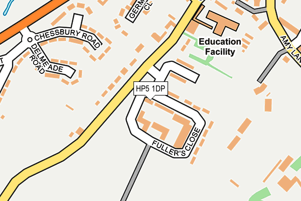 HP5 1DP map - OS OpenMap – Local (Ordnance Survey)