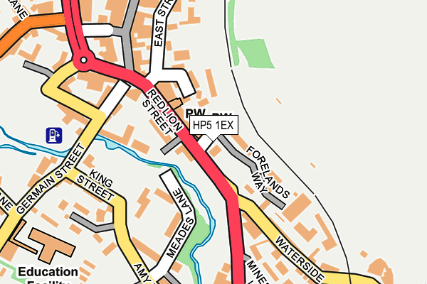 HP5 1EX map - OS OpenMap – Local (Ordnance Survey)