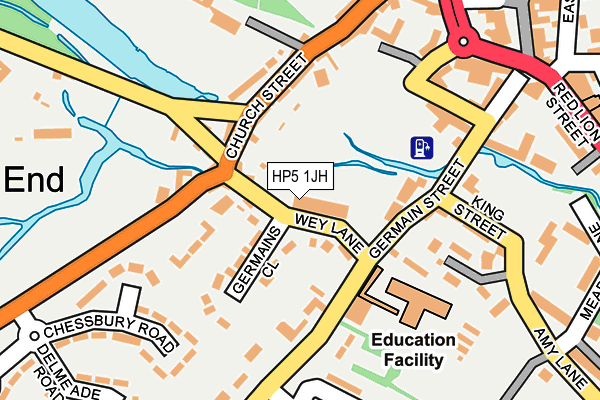 HP5 1JH map - OS OpenMap – Local (Ordnance Survey)