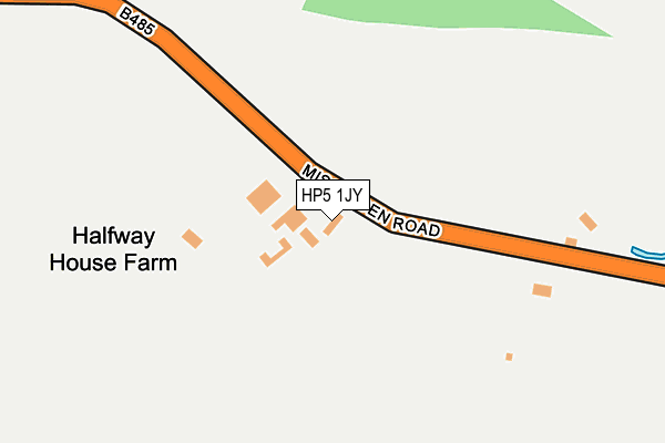 HP5 1JY map - OS OpenMap – Local (Ordnance Survey)