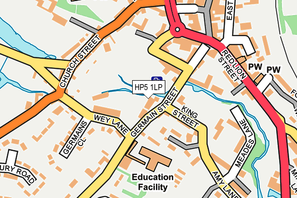 HP5 1LP map - OS OpenMap – Local (Ordnance Survey)