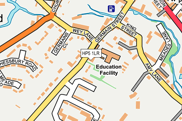 HP5 1LR map - OS OpenMap – Local (Ordnance Survey)