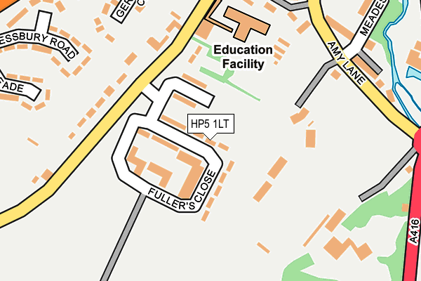 HP5 1LT map - OS OpenMap – Local (Ordnance Survey)