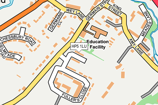 HP5 1LU map - OS OpenMap – Local (Ordnance Survey)