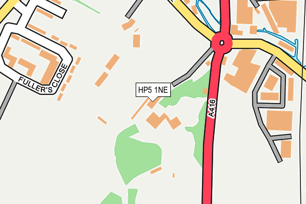 HP5 1NE map - OS OpenMap – Local (Ordnance Survey)