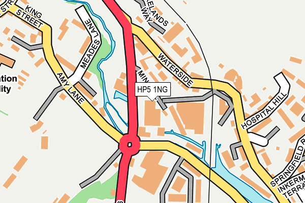 HP5 1NG map - OS OpenMap – Local (Ordnance Survey)