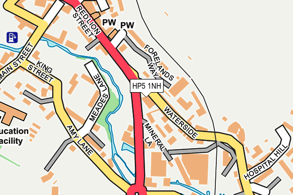 HP5 1NH map - OS OpenMap – Local (Ordnance Survey)