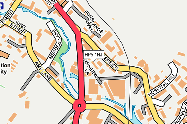 HP5 1NJ map - OS OpenMap – Local (Ordnance Survey)